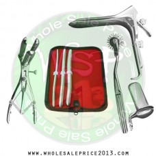  Hegar uterine dilator 3 pieces set, 7-8, 11-12, 15-16, pinwheel,mathieu, grave small, collin medium